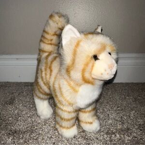 Retired Tiffy Orange Tabby Cat Kitty Douglas Cuddle Toy Stuffed Animal Plush